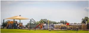 Shade structure at and elementary school 